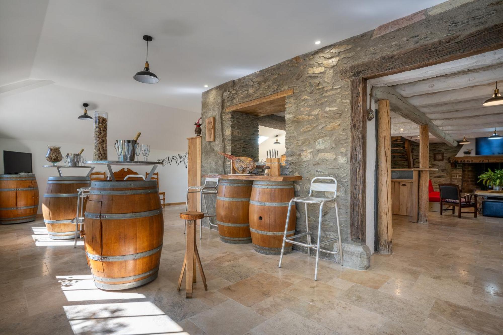 Grange Renovee En Gite/Maison/Chalet 阿雷奥 外观 照片