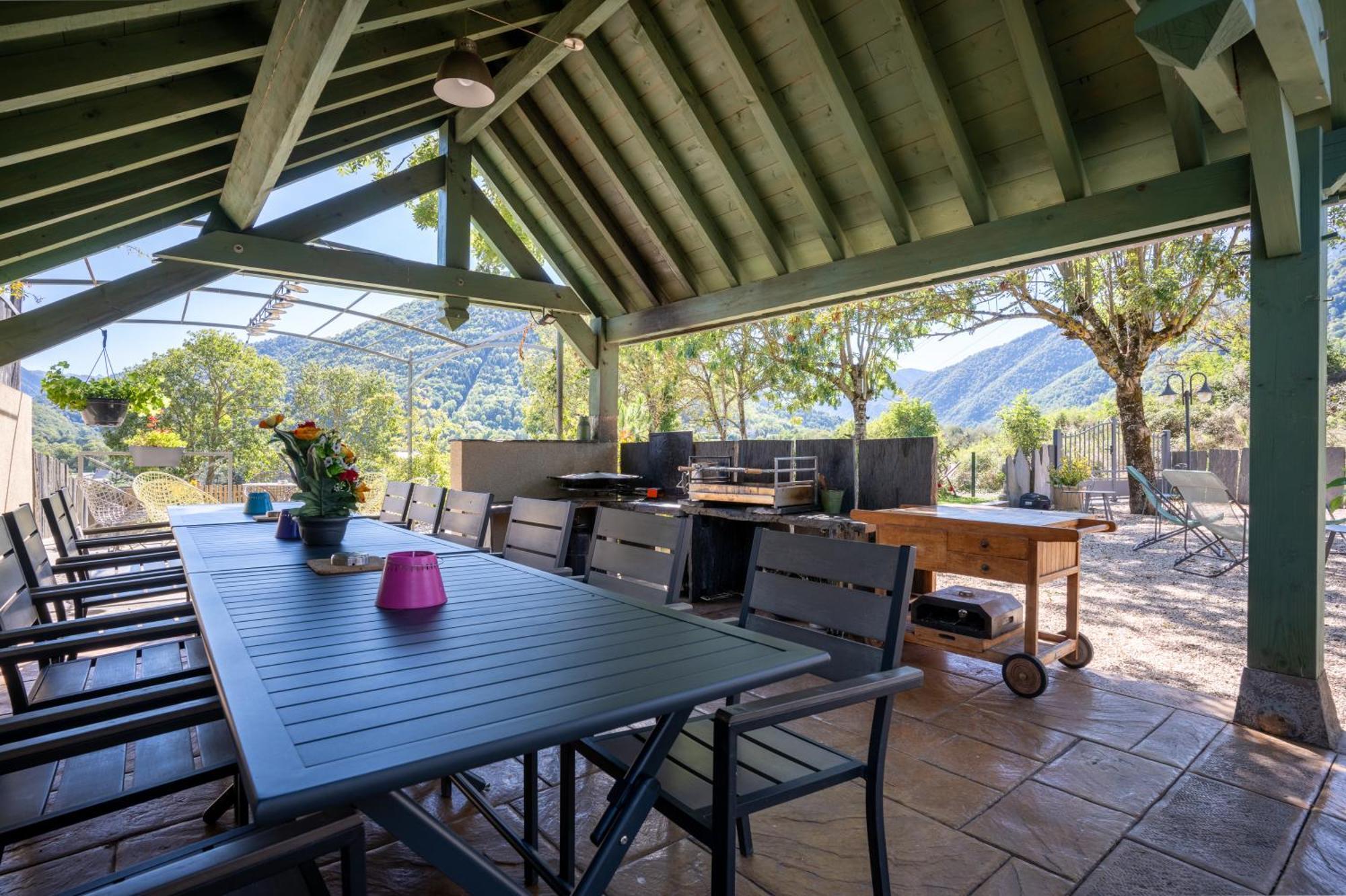 Grange Renovee En Gite/Maison/Chalet 阿雷奥 外观 照片