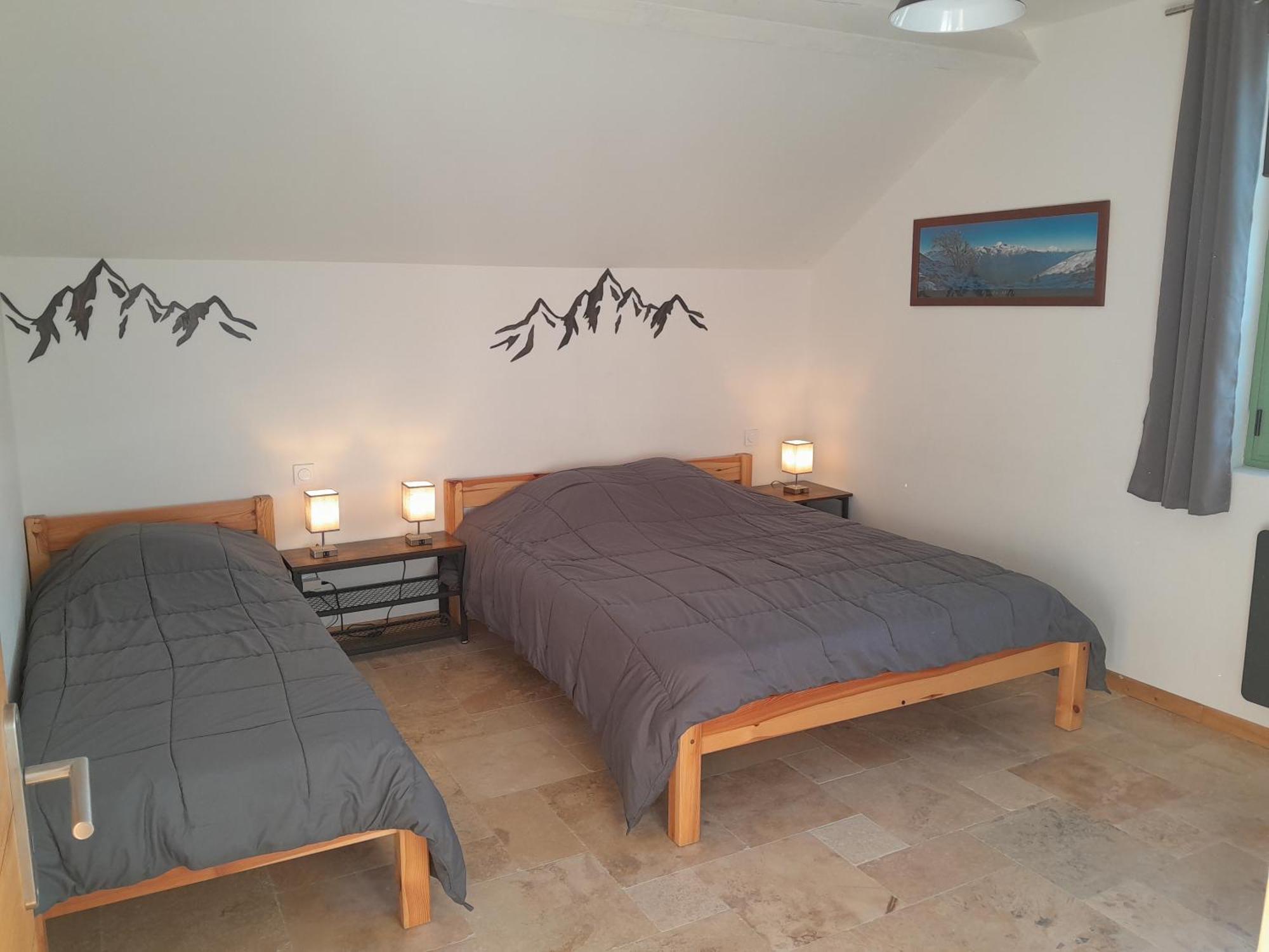 Grange Renovee En Gite/Maison/Chalet 阿雷奥 外观 照片